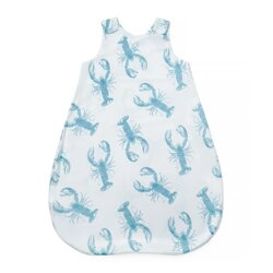 Letni śpiworek bambusowy 4-18 msc - Lobster Blue