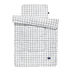 Pościel z wypełnieniem dla niemowlaka 90x120 – KRATKA