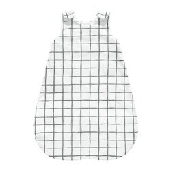 Śpiworek bambusowy letni 4-18 miesięcy biały KRATKA