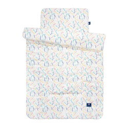 Komplet pościeli do łóżeczka z wypełnieniem 90x120 ZIG ZAG