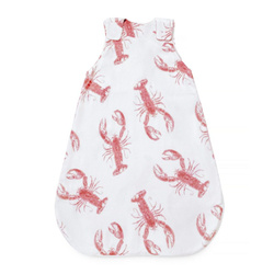 Śpiworek bambusowy 0-6 msc - Lobster Strawberry Pink
