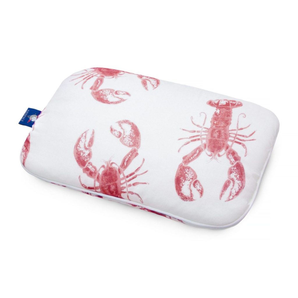 Płaska poduszka – Lobster Strawberry Pink