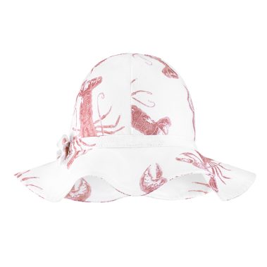 kapelusz dziewczecy lobster pink