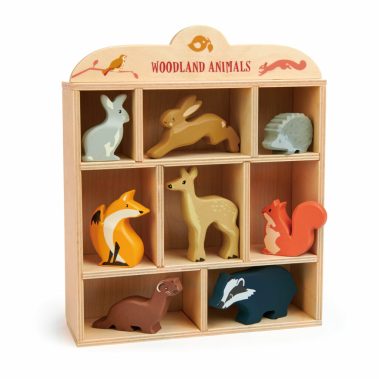 Leśne zwierzęta, drewniane figurki do zabawy - Tender Leaf Toys