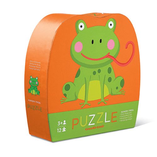 Puzzle żaba dla dzieci, 12 elementów – Crocodile Creek