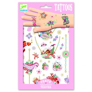 Tatuaże metaliczne – tatuaże dla dziewczynki Klejnoty Fiony – Djeco