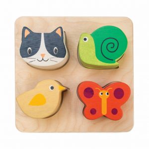 Zabawka sensoryczna drewniana, Zwierzęta – Tender Leaf Toys