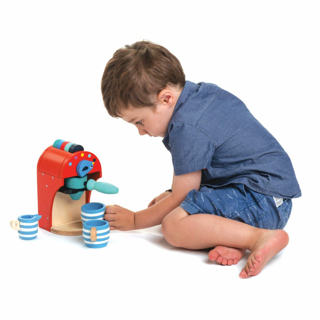 Drewniany ekspres do kawy dla dzieci - Tender Leaf Toys