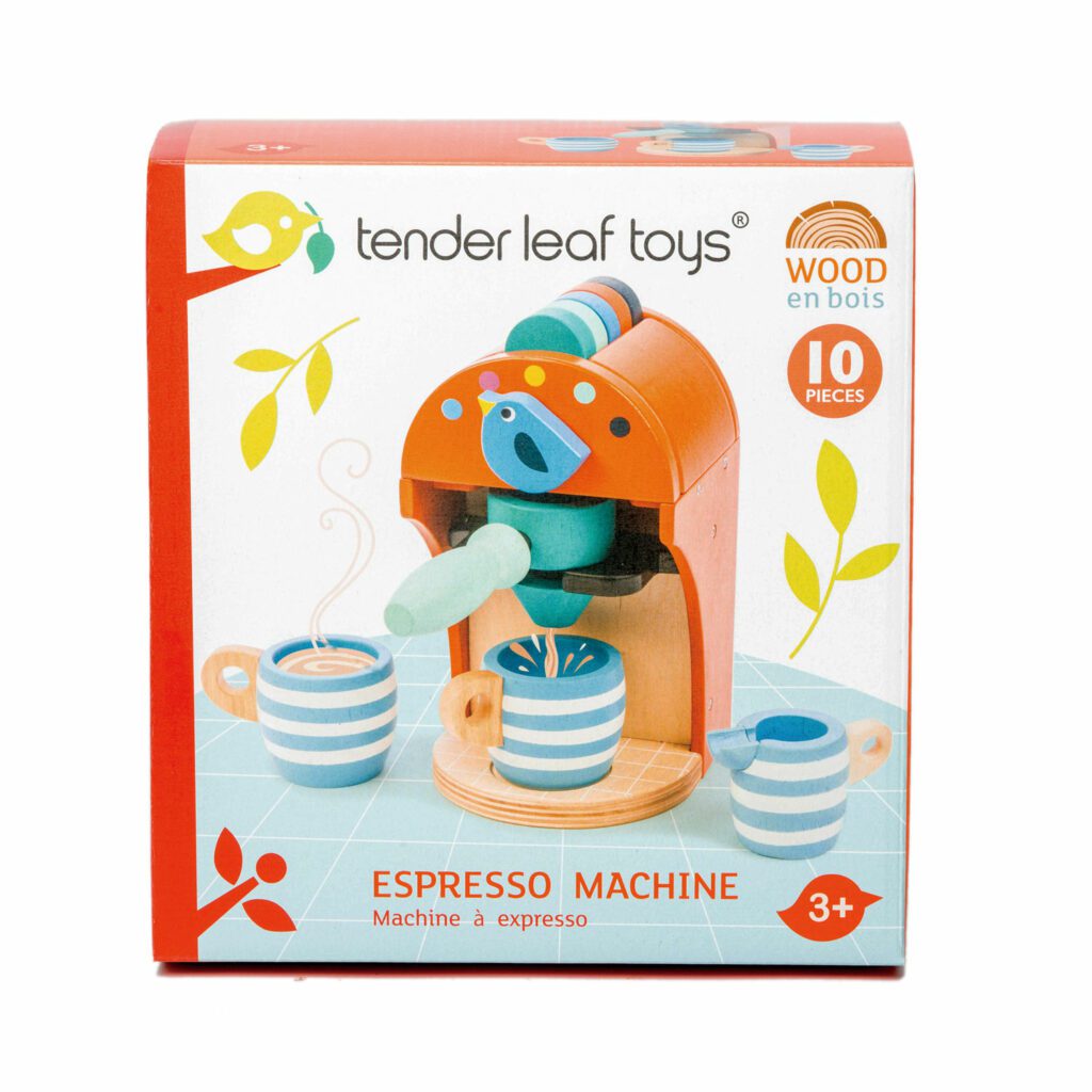Drewniany ekspres do kawy dla dzieci - Tender Leaf Toys