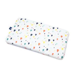 Poduszka płaska dla noworodka – 35×55 duża – drops