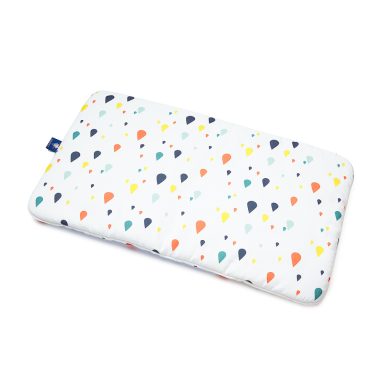 Poduszka płaska dla noworodka - 35x55 duża – drops