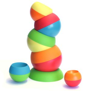 Sensoryczne zabawki Kule Tobbles – Fat Brain Toys