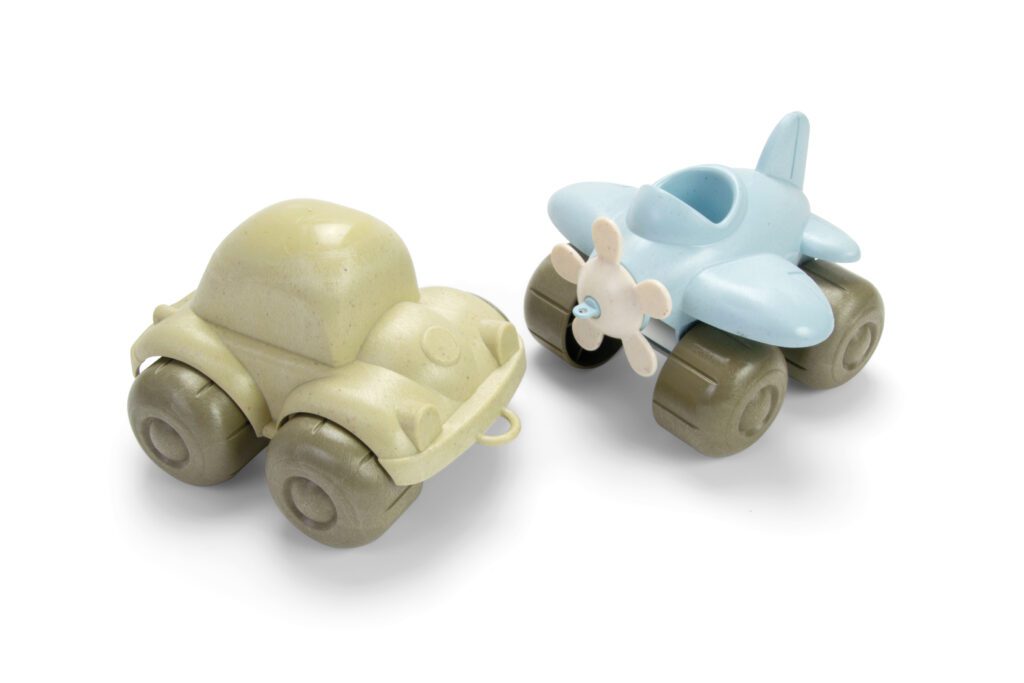 BIO zabawki dla dziecka, samolot i samochód Dantoy