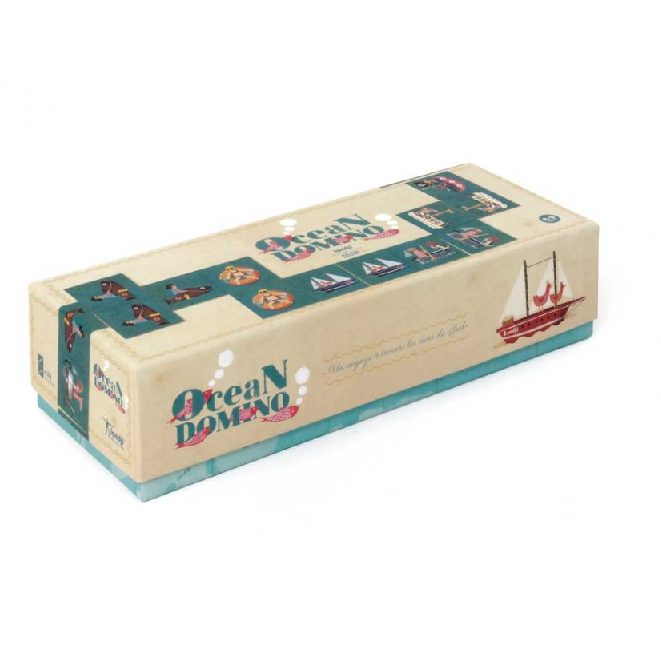 Domino z obrazkami łodzi dla dzieci – Domino Londji OCEAN
