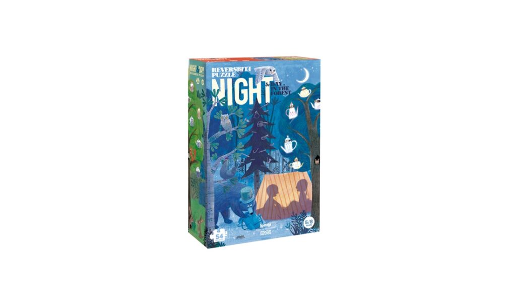 PZ367U_Puzzle dla dzieci, Dzień i Noc – Night in the forest -Londji