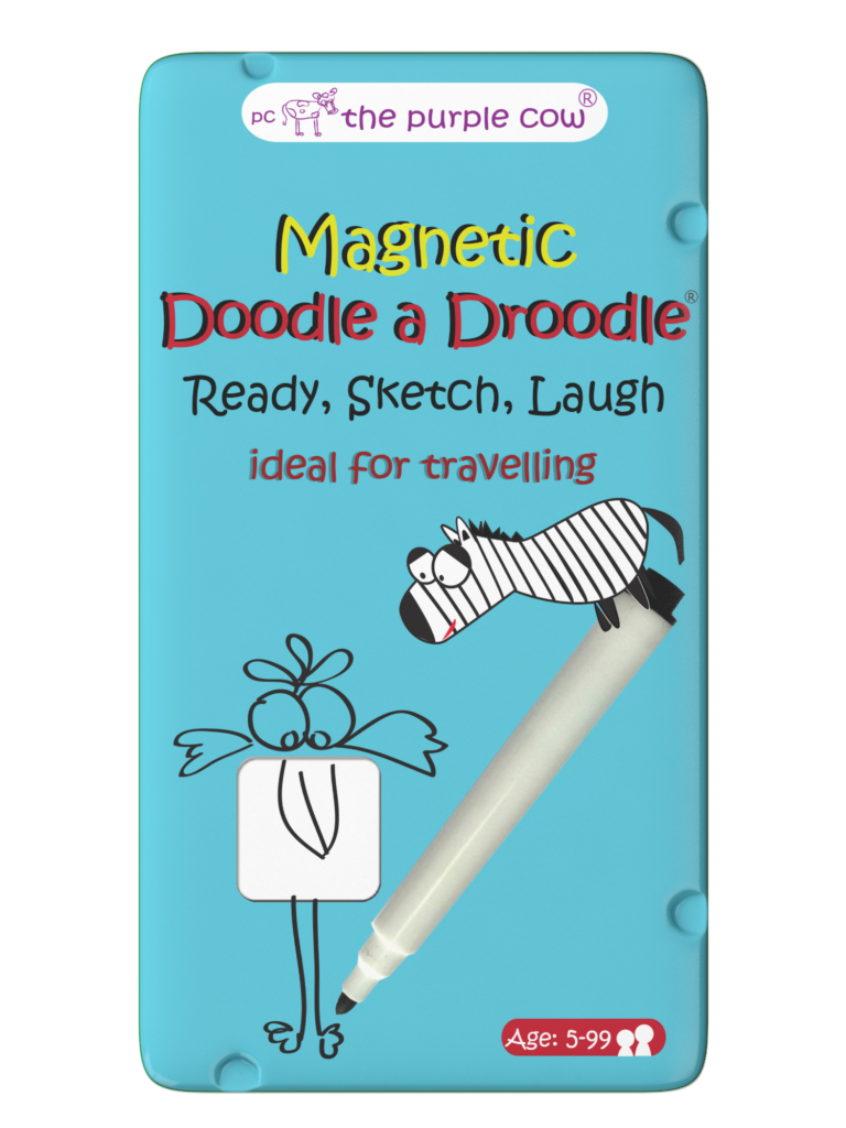 Doodle a Droodle  gra magnetyczna the purple cow