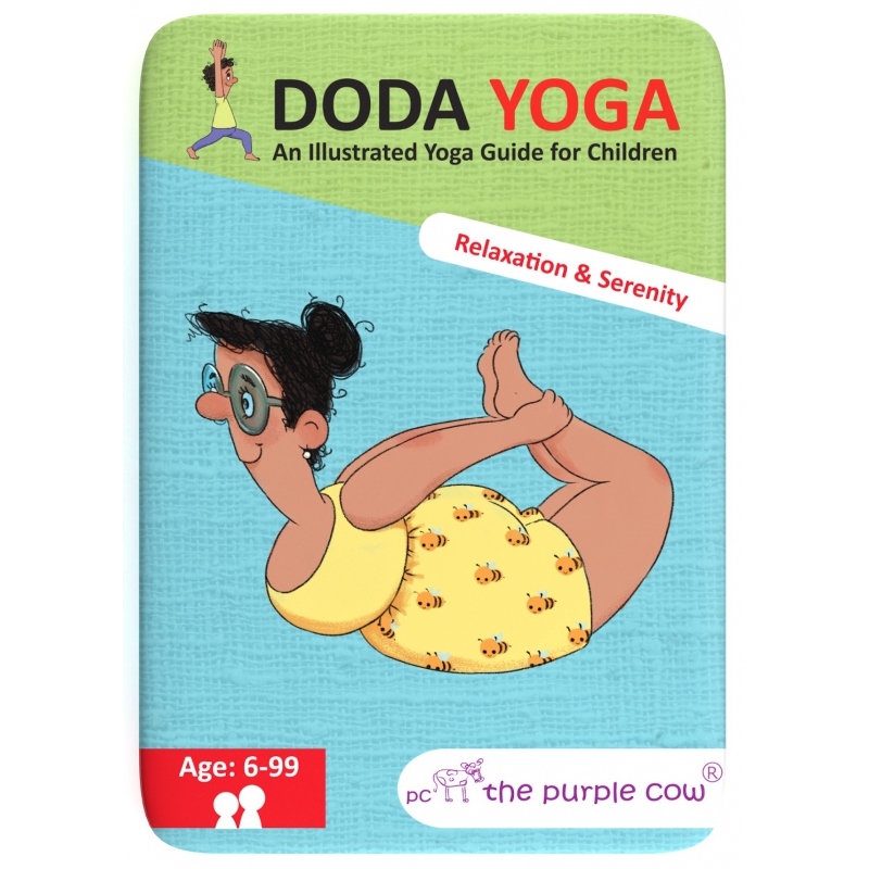 Karty do jogi Doda Yoga, Relaks i Spokój od The Purple Cow (po ang.)