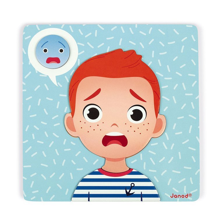 Układanka magnetyczna dla dzieci: Emocje od Janod