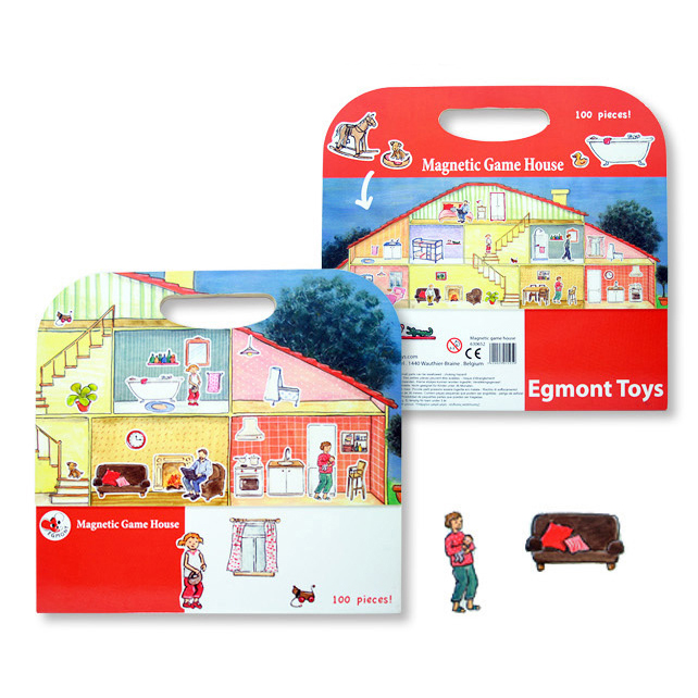 Układanka magnetyczna dla dzieci gra w Dom od Egmont Toys