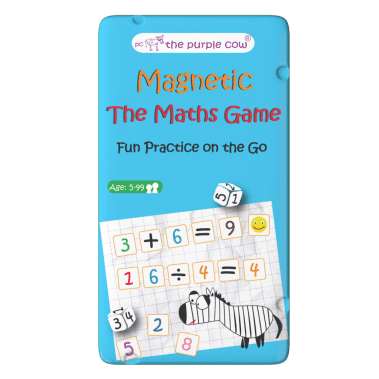 Magnetyczna gra matematyczna dla dzieci Zadania matematyczne - The Purple Cow