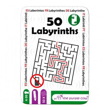 Zagadki logiczne dla dzieci: 50 Labiryntów od The Purple Cow