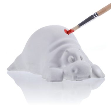 Gipsowa kolorowanka 3D, Funny Hippo od Candellana Kids