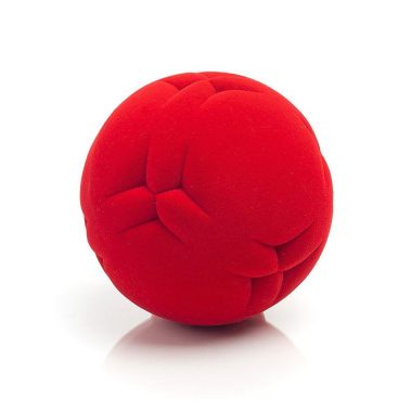 Sensoryczna piłka z delikatną fakturą, czerwona od Rubbabu