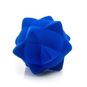 Sensoryczna piłka z delikatną fakturą, niebieska od Rubbabu