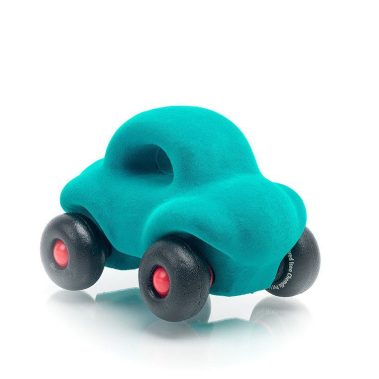 Pojazd sensorycznych dla dzieci, turkusowy samochód od Rubbabu