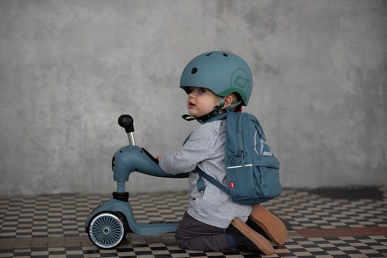 Kask dla dzieci 1-5 lat Scoot And Ride stalowy