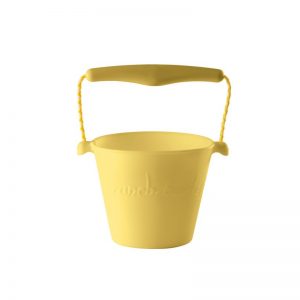 Składane wiaderko do wody i piasku Scrunch Bucket – Pastelowy Żółty