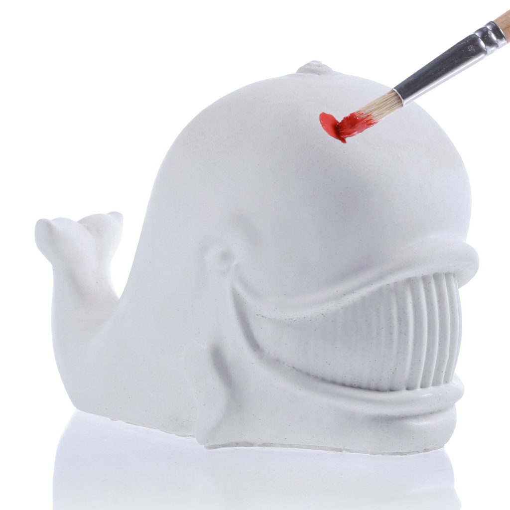 Gipsowa kolorowanka 3D, Funny Whale od Candellana Kids