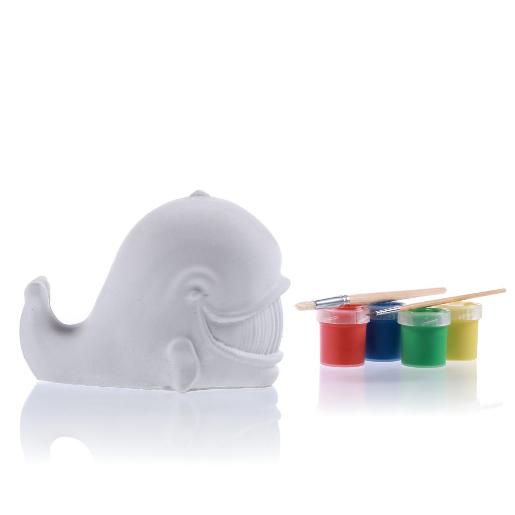 Gipsowa kolorowanka 3D, Funny Whale od Candellana Kids