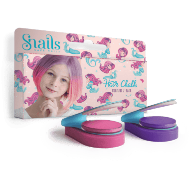 Zmywalne kredy do włosów Hair Chalk 2 szt Snails – Mermaid