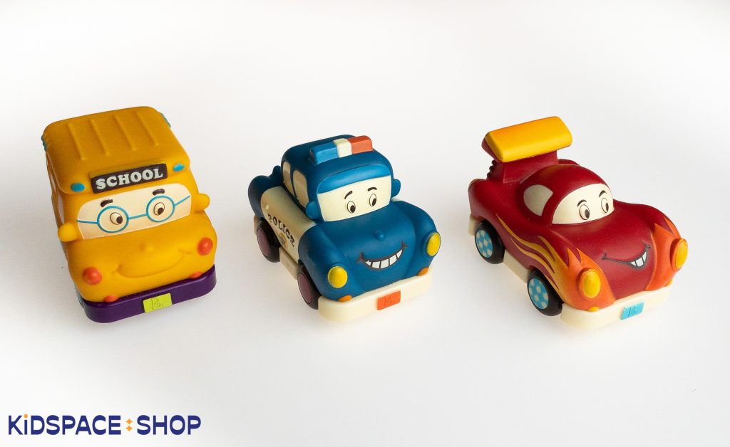 Mini Wheeee-ls! – zestaw 3 mini autek z napędem od B.Toys