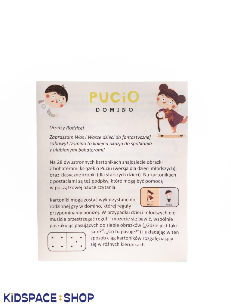 Puzzle - Pucio. Domino - wydawnictwo Nasza Księgarnia