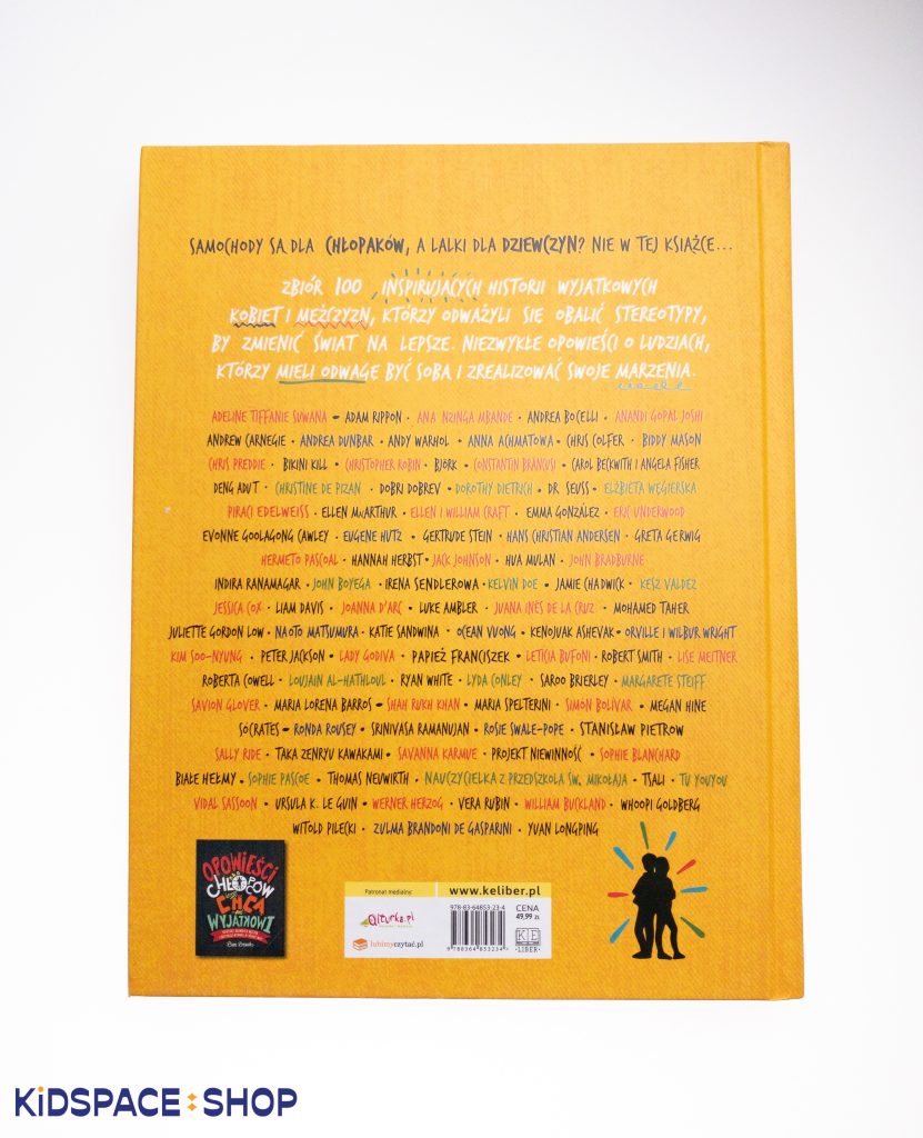 Książka Opowieści dla dzieci, które chcą być wyjątkowe – wydawnictwo K.E.Liber
