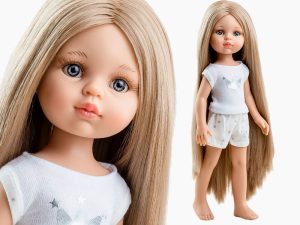 Hiszpańska lalka z długimi włosami od Paola Reina