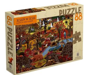 Puzzle 88 – Jesień w lesie wyd. Nasza Księgarnia