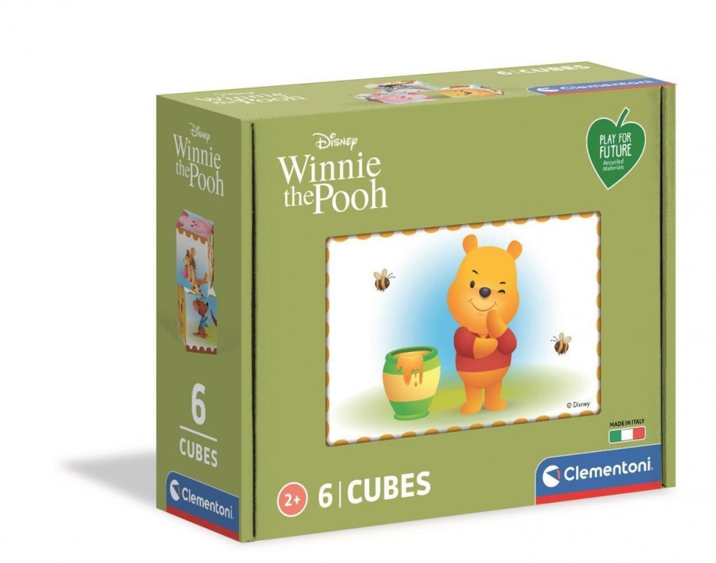 Kostki puzzle 6 elementów Play For Future Winnie The Pooh od Clementoni