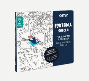 Gigantyczna kolorowanka 100x70cm – FOOTBALL od Omy