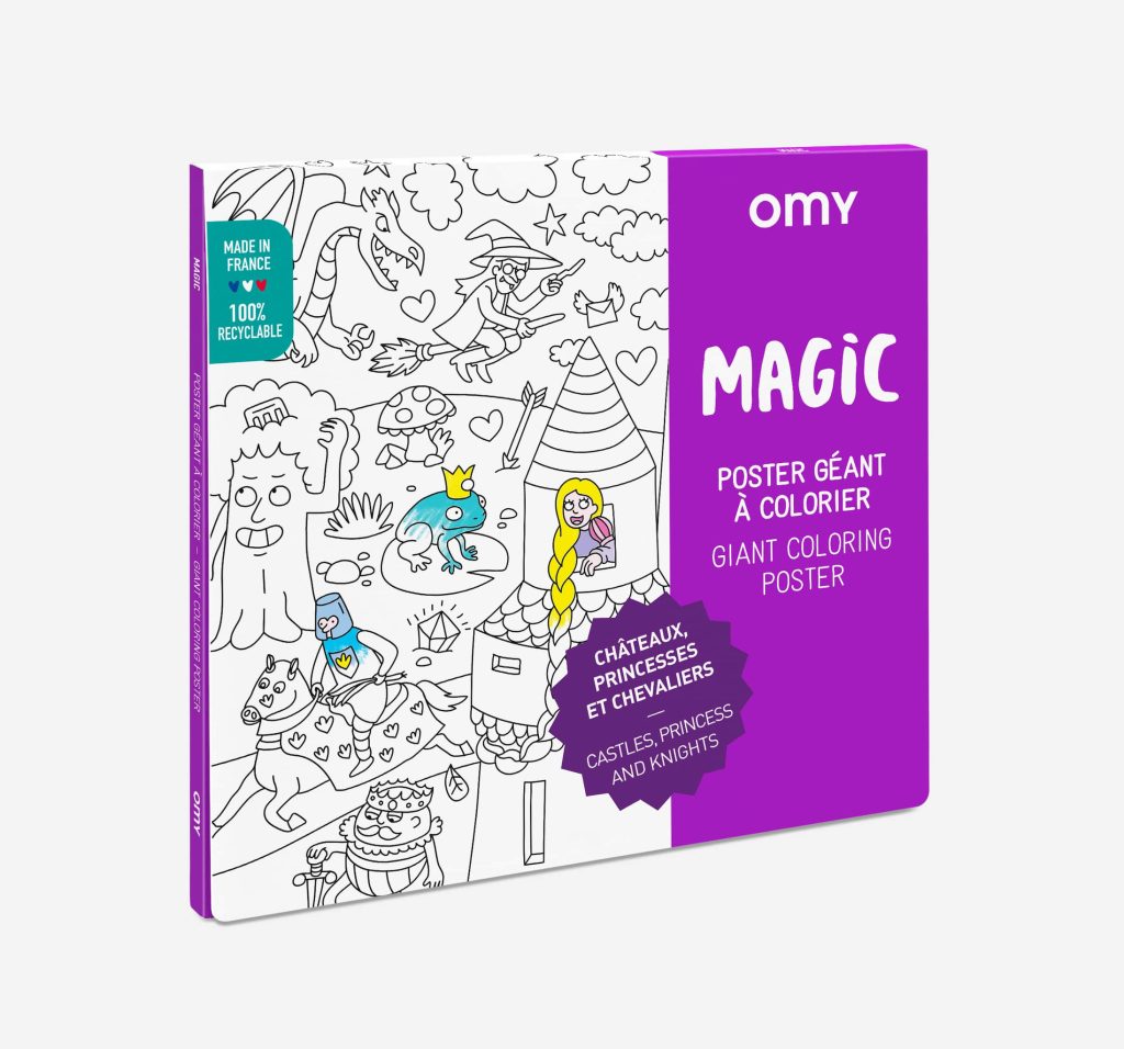 Gigantyczna kolorowanka 100x70cm – Magic od Omy