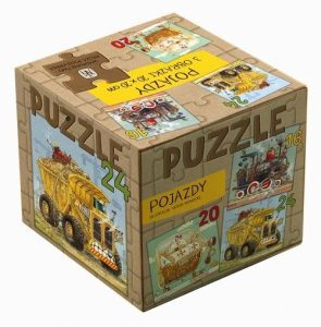 Puzzle 3w1 – Pojazdy wyd. Nasza Księgarnia