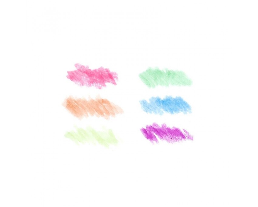 Farba w Kredce, Neonowe Kolory, Chunkies Paint Sticks - zestaw 6 szt. od Ooly