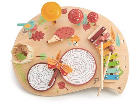 Drewniany stolik muzyczny od Tender Leaf Toys