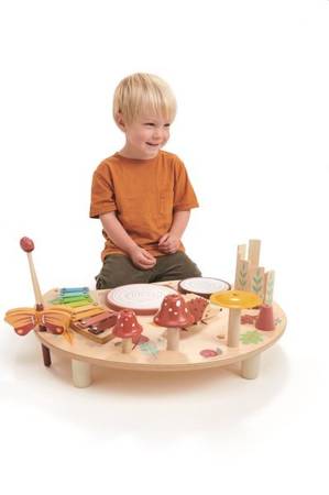 Drewniany stolik muzyczny od Tender Leaf Toys