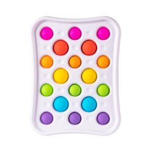 Kolorowe Bąbelki Dimpl Pops. Zabawka sensoryczna od Fat Brain Toys