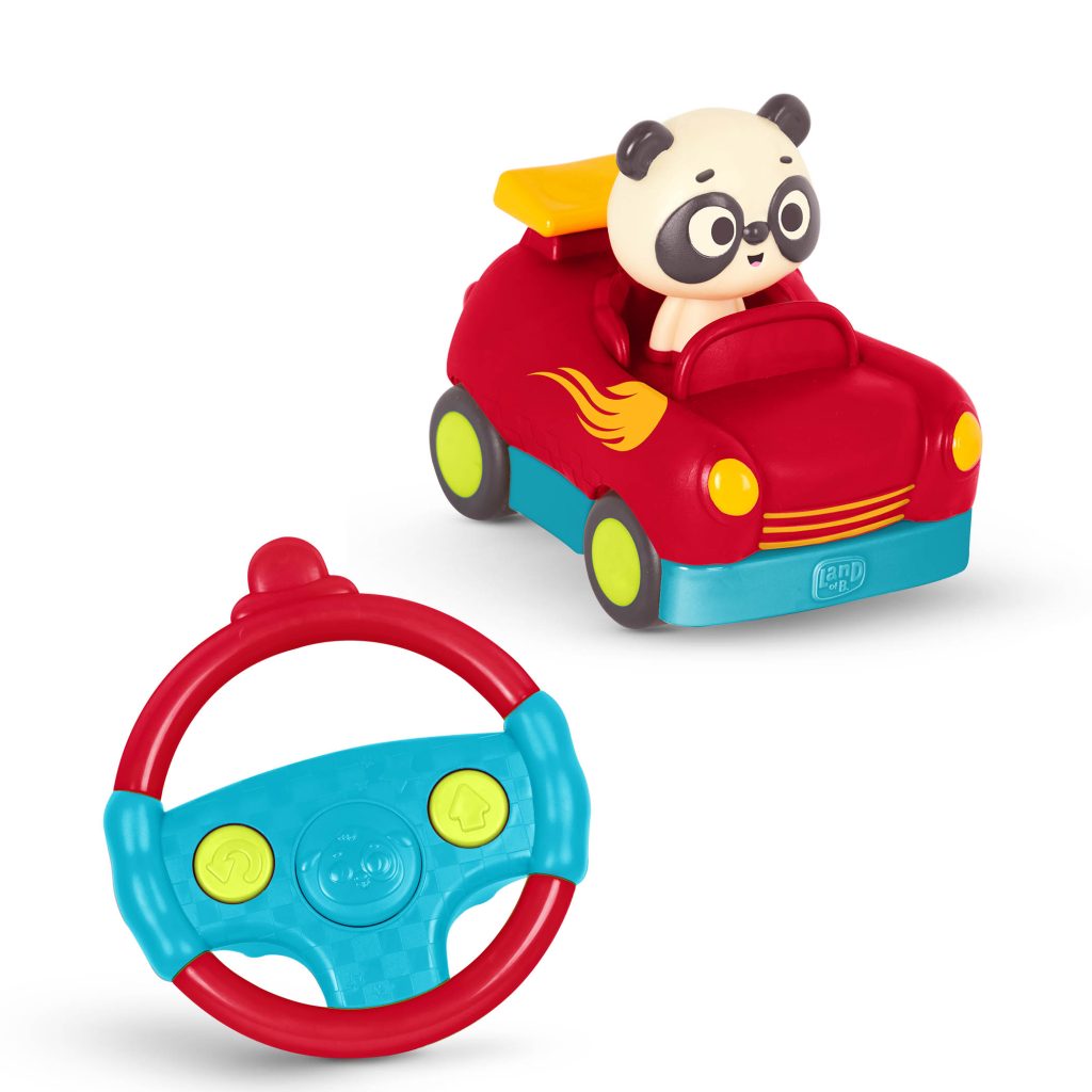Zdalnie sterowany samochód – wyścigówka Riding Racers z kierowcą – Pandą od B.Toys
