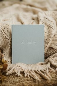 Pamiętnik dziecka – „Oh Baby” Baby Blue od Mommy Planner