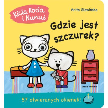 Książka Kicia Kocia i Nunuś. Gdzie jest Szczurek? wydawnictwo Media Rodzina